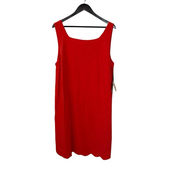 Kate Spade New York X Target Scalloped Mini Shift Dress Bright Red Size XXL - Picture 2 of 10